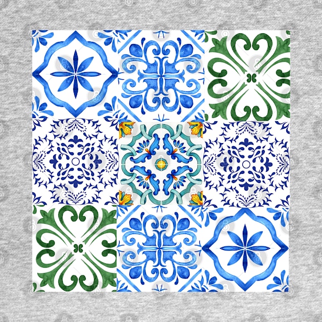 Colorful Portuguese Tiles by nancy.hajjar@yahoo.com